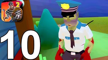 Robbery Madness 2 - Gameplay Walkthrough Part 10 - House Zombie EASY & NORMAL (iOS,Android)