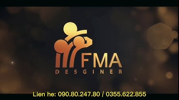Logo Intro video youtube hiệu ứng 3D chuyên nghiệp - FMA Designer
