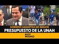 Gobierno garantiza no reducir presupuesto 2026 de la UNAH