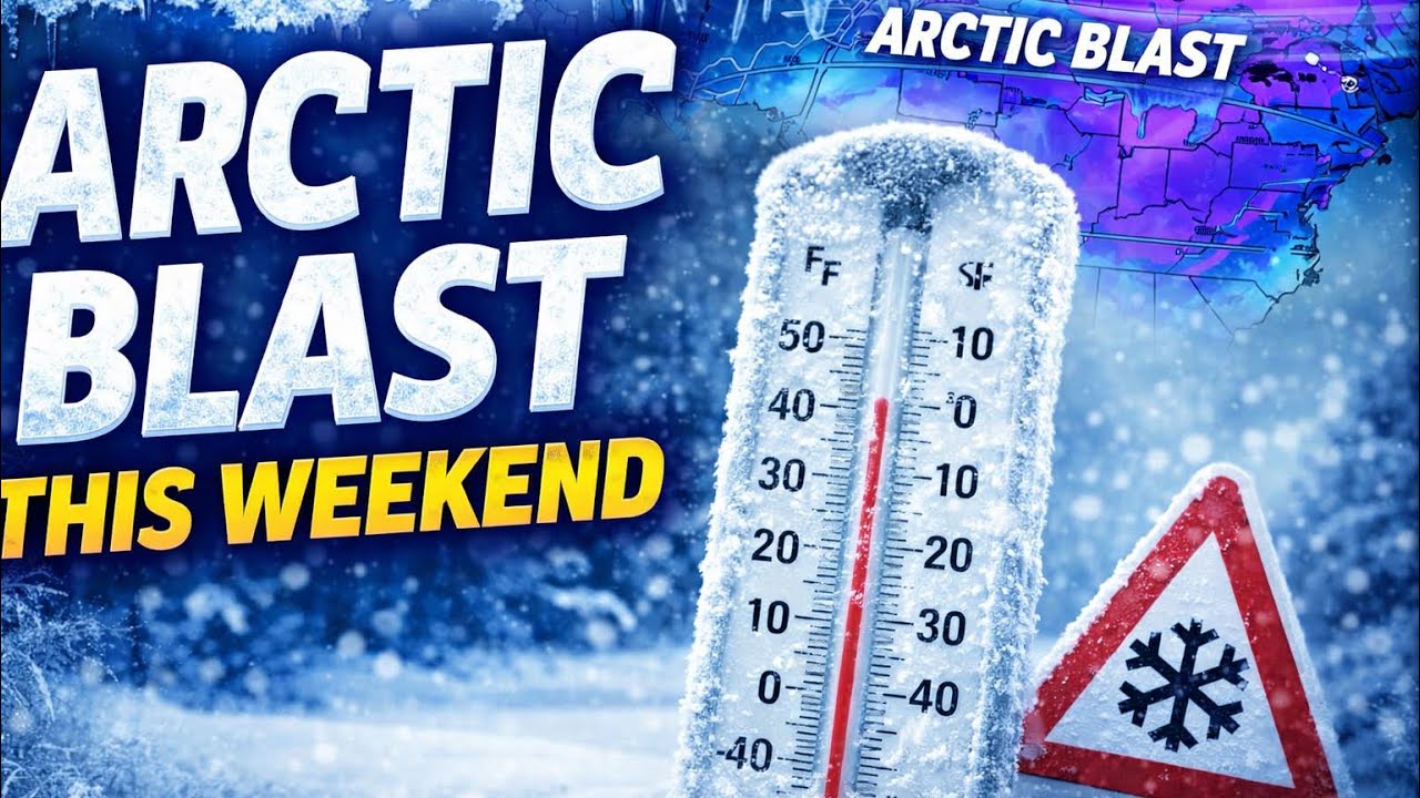 Another arctic blast this weekend! - YouTube