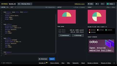 Css battle #6 - Missing Slice
