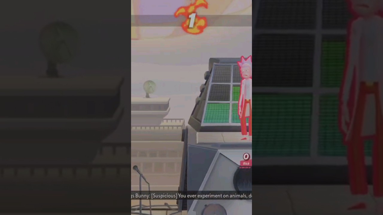 MultiVersus - Bugs Bunny Meets Rick Sanchez! Unique Interaction! 