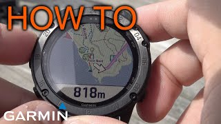 How to use Navigation Tools with Garmin Tactix / Fenix