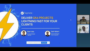Tagmate Webinar | Learn To Deliver GA4 Projects Lightning Fast For Your Clients.