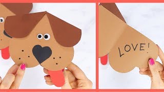 Heart Dog Valentines Craft for Kids