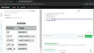 HackerRank SQL Solutions - Basic - Part 2