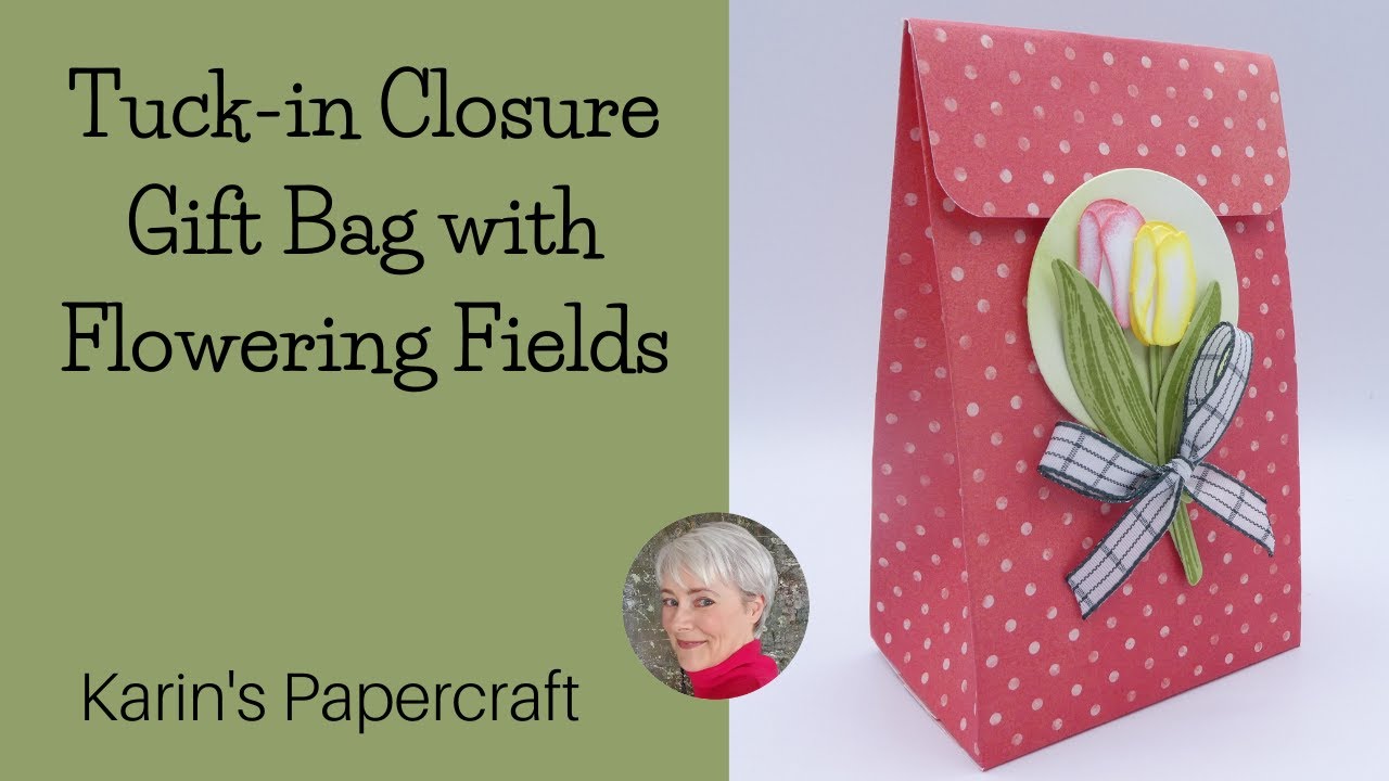 How to make a gift bag with a tuck-in closure! (Fold-flat too!) - YouTube