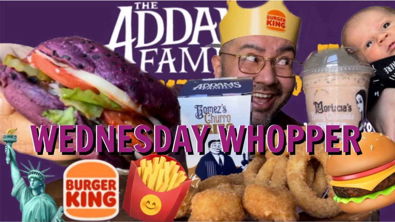 💜Wednesdays Whopper!🍔🕸️Burger King😋
