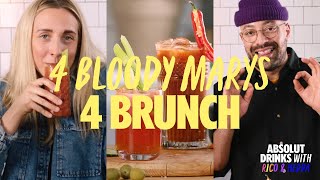 4 Bloody Mary Recipes 4 Brunch! | Bloody Mary Masterclass