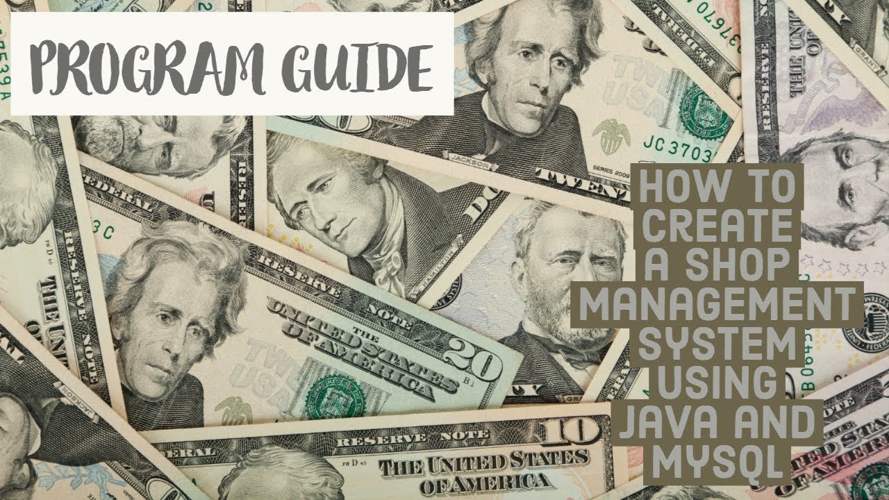 HOW TO CREATE A SHOP MANAGEMENT SYSTEM USING JAVA AND MYSQL | PROGRAM ...