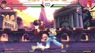 Ryu/Ken VS Iori/Kyo Epic Battle