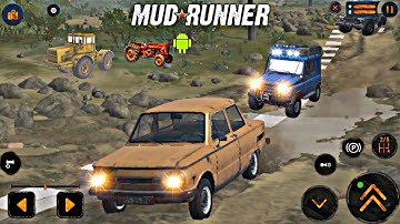 MudRunner  gameplay walkthrough Android iOS / MudRunner mobile| car driving offrod gaming implements