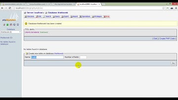Web-programming-with-php,Bài 22 Tạo cơ sở dữ liệu với hệ quản trị mysql