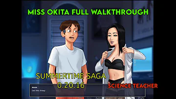 Miss Okita Full Walkthrough | Summertime Saga 0.20.16 | Miss Okita Complete Storyline