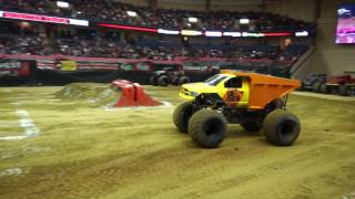 Dirt Crew Freestyle Toughest Monster Truck Tour Southaven Saturday 1-14-17