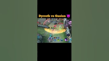 Dyrroth vs Gusion 😈 #shorts #mlbb #mobilelegends