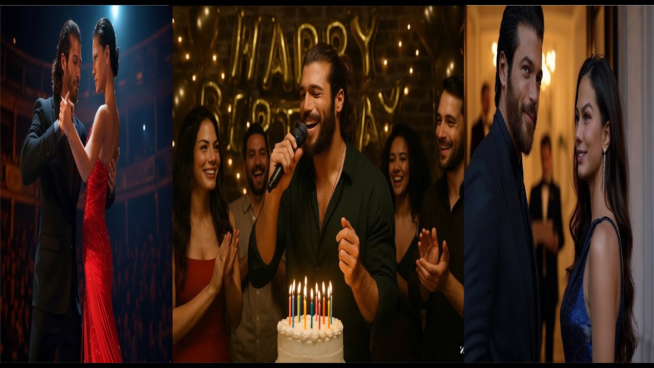 Джан Яман поет песню, которую он написал в качестве подарка на день рождения Демет Оздемир!