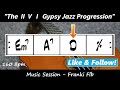 D major 251 gypsy jazz manouche backing track n03  play along guitar