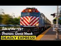 Metra Commuters & Fast Express Trains at Downers Grove's Deadly Historic Station!