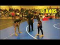 GAROTO DE 13 ANOS FAIXA AMARELA VS FAIXA MARROM DE JIUJITSU