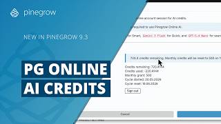 Use Pinegrow Online AI Credits in the Desktop Editor