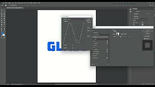 How to create a word glass effect