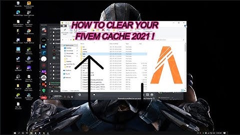 HOW TO CLEAR YOUR FIVEM CACHE 2021 !