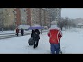 #Анапа Снежная прогулка по городу