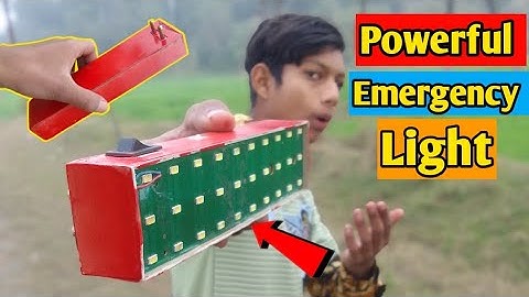 powerful emergency light ll How to making light