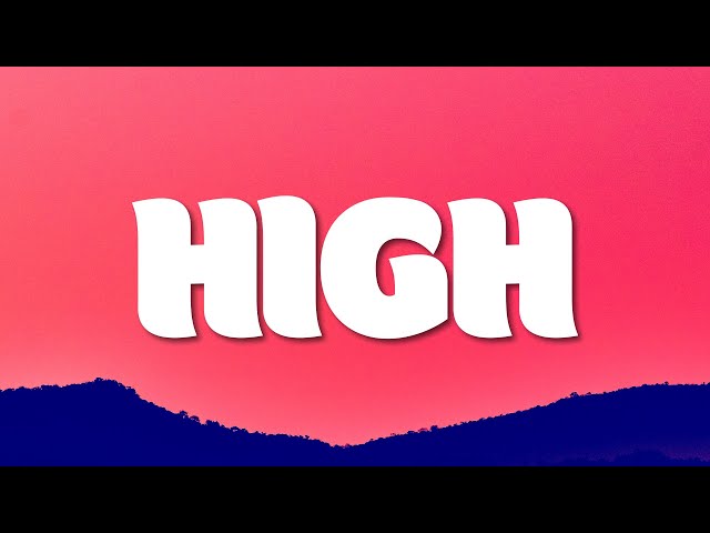 The Chainsmokers - High (Lyrics) 