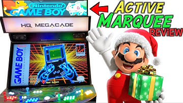 Extreme Home Arcades - Active Marquee Unboxing, Installation & Review on "HQ Megacade"