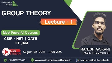 GROUP THEORY 1 | CSIR-NET | GATE | IIT-JAM