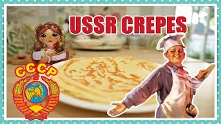USSR CREPES PANCAKES EASY Recipe