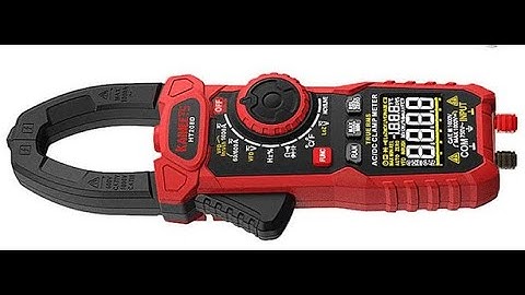KAIWEETS HT208D Inrush Clamp Meter test after calibration
