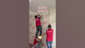 Ốp vách phòng ngủ bằng tấm pvc vân đá