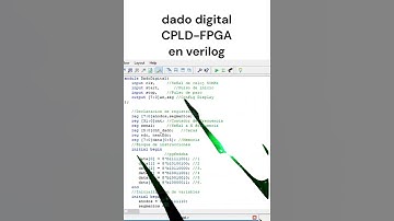 Dado digital. FPGA - CPLD #tecnologia #CPLD #FPGA #Verilog #HDL #VHDL #arduino #amiba2 #electronic