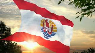 Video thumbnail of "Flag and anthem of French Polynesia"