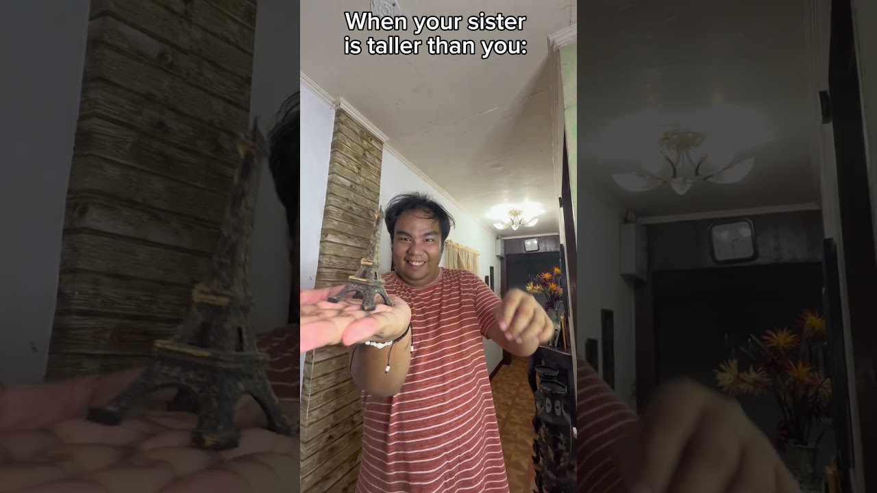 When your sibling is taller than you: #funny #humorvibes #comedy #memehub #amazin #comdeymemes