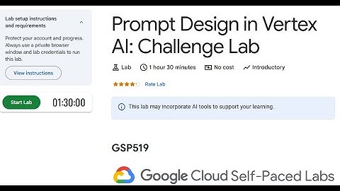 GSP519-Prompt Design in Vertex AI: Challenge Lab