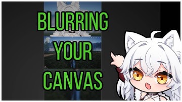 How To BLUR Your Vertical Canvas