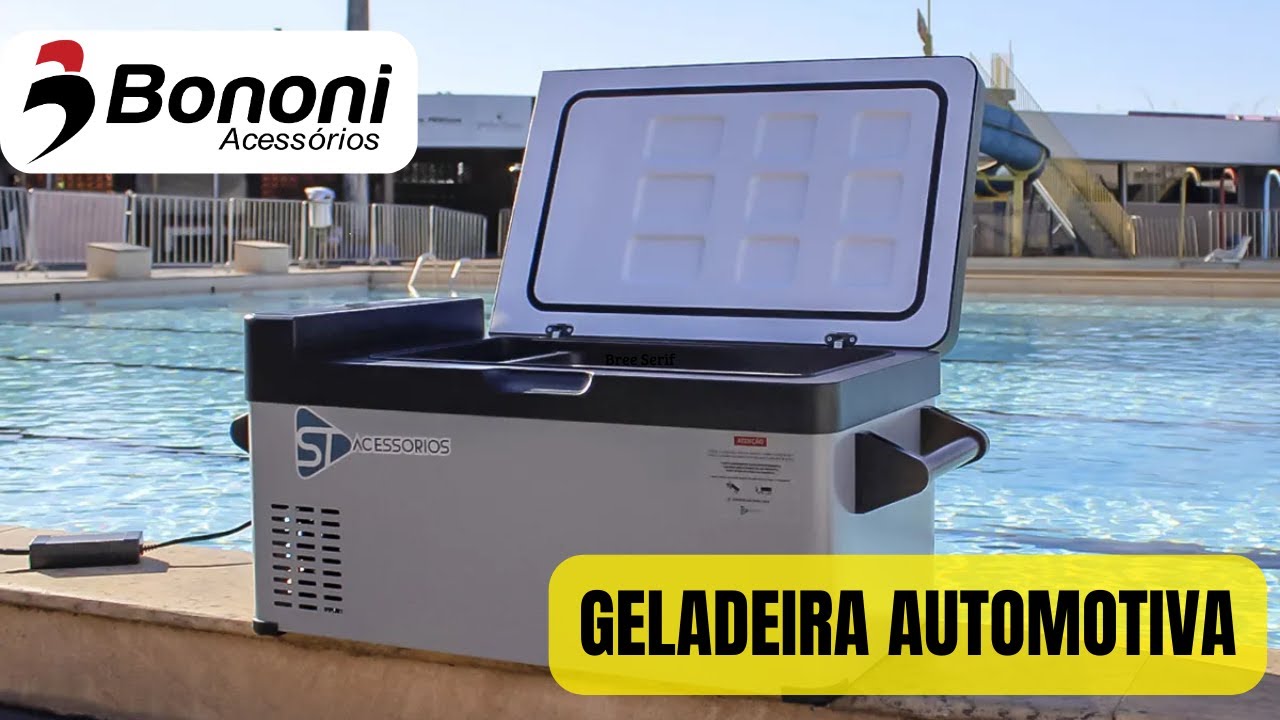 Review GELADEIRA portátil 30 litros QUADRIVOLT 12v 24v e 110v 220v - STONNI - A MELHOR do Mercado