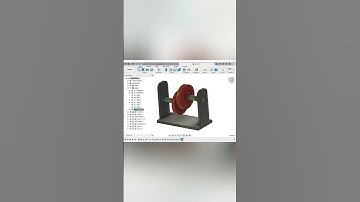 Fusion 360 assembly #fusion360 #tutorial #animation #modelling #video #mechanism #creative