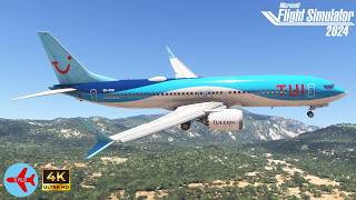 [MSFS 2024] iFly 737 Max 8 TUIfly Nordic | Stockholm to Samos | VATSIM Full flight | 4K Ultra HD
