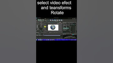 How  Rotate any object in vsdc video editing