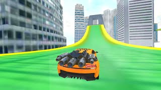 Ramp Racing Car stunt - 3D racing game - Android game play screenshot 3