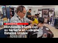 Hondureño triunfa con su barbería en Luisiana, Estados Unidos