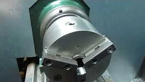 How to cutting lathe soft jaws on diy CNC lathe.