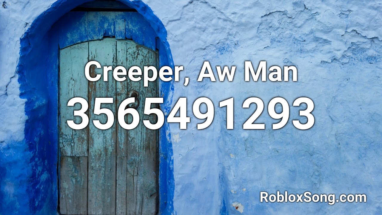 minecraft creeper song roblox id
