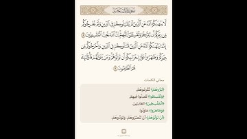 آيات في دقيقة واحدة: سورة الممتحنة 5 تلاوة الشيخ سعد الغامدي