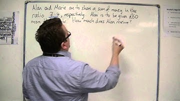 GCSE Maths from Scratch 7.04 A Trickier Ratio Problem